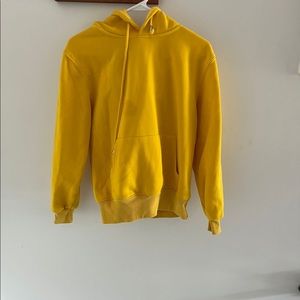 Size S, mustard yellow, sisters-apparel hoodie
